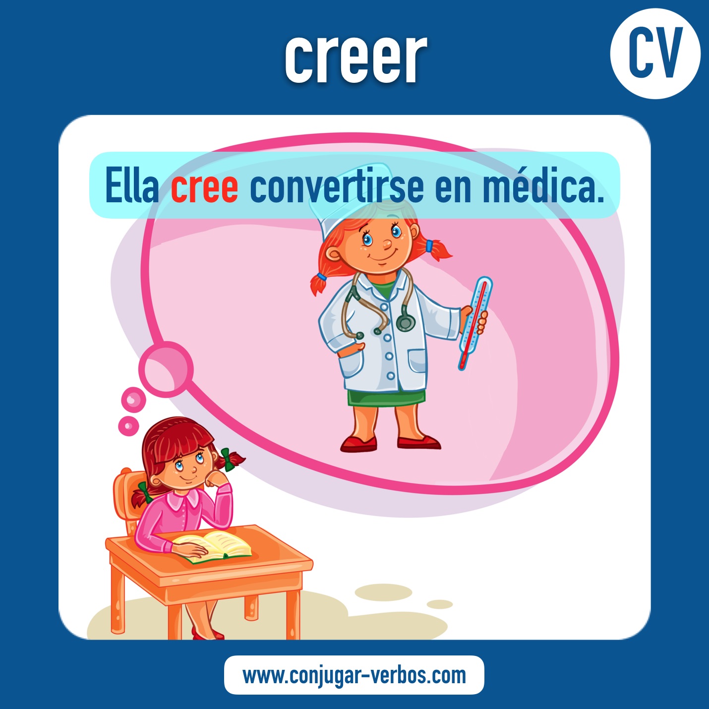 verbo creer | creer | imagen del verbo creer | conjugacion del verbo creer