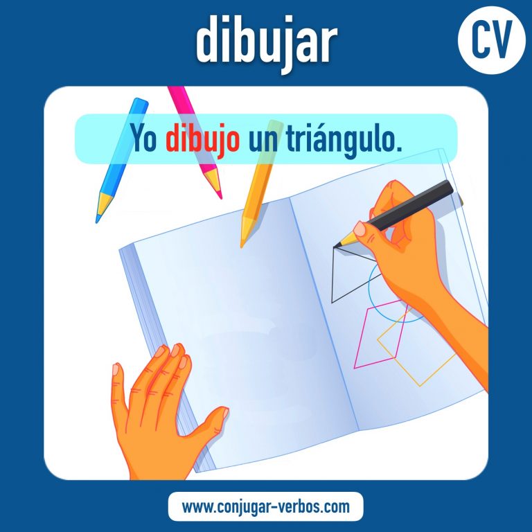 🥇 Dibujar Conjugación del verbo dibujar 🇪🇸